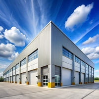 Panneaux d'entrepôt en acier isolés et kits de construction préfabriqués, structure métallique de stockage frigorifique à grande échelle