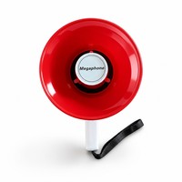Mégaphone portable 25W avec enregistrement, haut-parleur, chargement Type-C, batterie 1200mAh pour événements, sports, campus