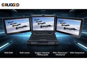 Portátil Robusto de 15.6 Pulgadas con Pantalla Triple, Core I7/i9, IP65, Win10/Win11, 32 GB de RAM, 512 GB de SSD, ROM de hasta 8 TB, L156T-1 - Product Image 4