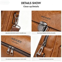 Maletín Profesional de Cuero PU para Portátil de 15.6 Pulgadas, con Logotipo Personalizado, Regalo Corporativo, Bolsa de Transporte para Portátil, para Hombres de Negocios y Oficina