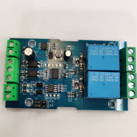 Module de relais Modbus RTU bidirectionnel, commutation d'entrée et de sortie, communication RS485/TTL, carte de relais Modbus contrôlée par Modbus