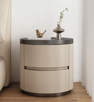 Nouveaux meubles de salon de luxe haut de gamme, table de chevet ovale moderne, design créatif pour petite maison
