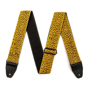 Correa de guitarra JACQUARD con estampado de leopardo D6725 - Product Image 3