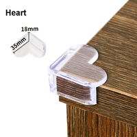 Haute transparence, meilleur adhésif rond/cœur/T/L, sécurité bébé, PVC/Silicone, protecteur de bord de coin de Table