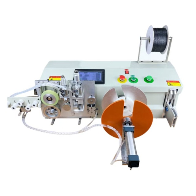 Automatic Multifunctional Counting Meter Cable Wire Winding and Measuring Cutting Machine Binding Wire Tying Machine OEM Brand