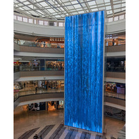 Écran LED transparent P3.91 de 1m x 1m pour utilisation sur fenêtre en verre, panneau vidéo publicitaire pour mur en verre, vitrine de magasin