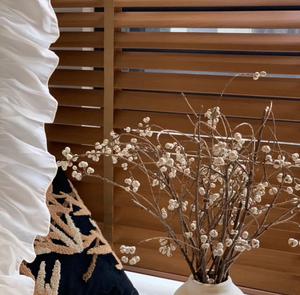 Persianas de Madera Motorizadas Personalizadas, Cortinas Sólidas, Persianas Ecológicas para Ventanas, Cortinas Opacas Certificadas para Sala de Estar, Oficina, Proyecto - Product Image 4