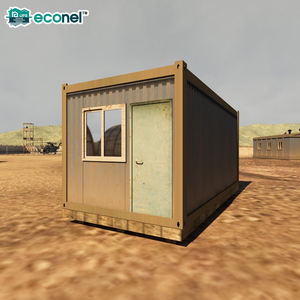 하이 퀄리티 20ft 스틸 플랫 팩 컨테이너 하우스 농가 설계 내진 내풍 조립식 창고 막사 - Product Image 1