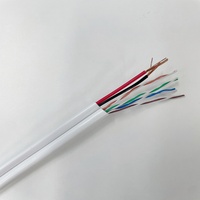 Câble à paire torsadée Cat5e 4 + 2 UTP du fabricant chinois 305m CCTV Power Ethernet Copper pour la mise en réseau