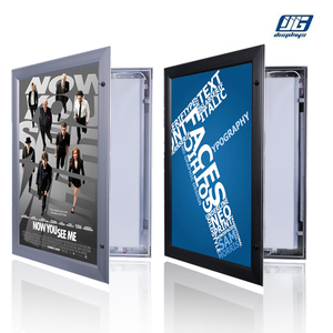 Boîte à lumière verrouillable A0, cadre en aluminium à haute luminosité pour publicité en plein air, étanche, abri de Bus - Product Image 1