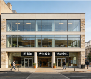 Diseño de Lujo con Muro Cortina de Vidrio, Estructura de Acero, Construcción Comercial, Biblioteca, Librería, Concesionario de Autos, Museo - Product Image 5