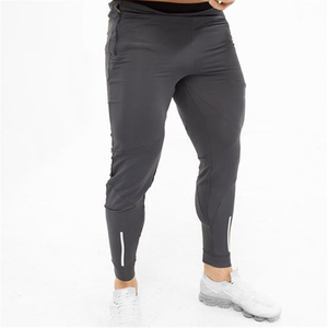 MAX New Reflective Printing <strong>Black</strong> <strong>Joggers</strong> 90% Nylon 10% Spandex Track Pants Men <strong>Slim</strong> <strong>Fit</strong> - Product Image 2