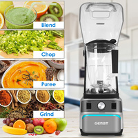 Blender Komersial Profesional Kapasitas Besar 6 Liter, Penggiling Daya Tinggi, Pembuat Jus, Pengolah Makanan