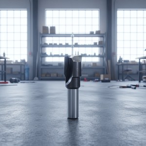 Factory Wholesale Junyi Two Flute Spiral Flat Straight Shank Tungsten Carbide Non-coated OEM Center <strong>Keyway</strong> <strong>End</strong> <strong>Mill</strong> Router Bit - Product Image 1