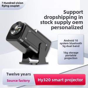 Hy320 4K HD Mini Xách Tay Máy Chiếu Mới Cross-Biên Giới Di Động Wifi Không Dây Nhà Máy Chiếu Với <span class=keywords><strong>Android</strong></span> 11 Hệ Điều Khiển Và Đèn LED - Product Image 2