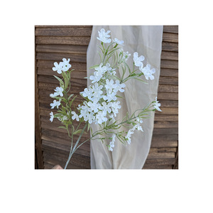 Fleurs artificielles Jinxi, bouquet floral en soie, blanc, rose, bleu, champagne, violet, accessoires de décoration pour mariage et maison - Product Image 5