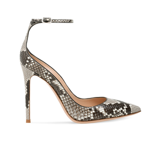 <span class=keywords><strong>Tacchi</strong></span> Alti da Donna con Stampa Serpente, Punta Affusolata, Tacco <span class=keywords><strong>a</strong></span> <span class=keywords><strong>Spillo</strong></span> e Cinturino alla Caviglia, Taglie Grandi - Product Image 2