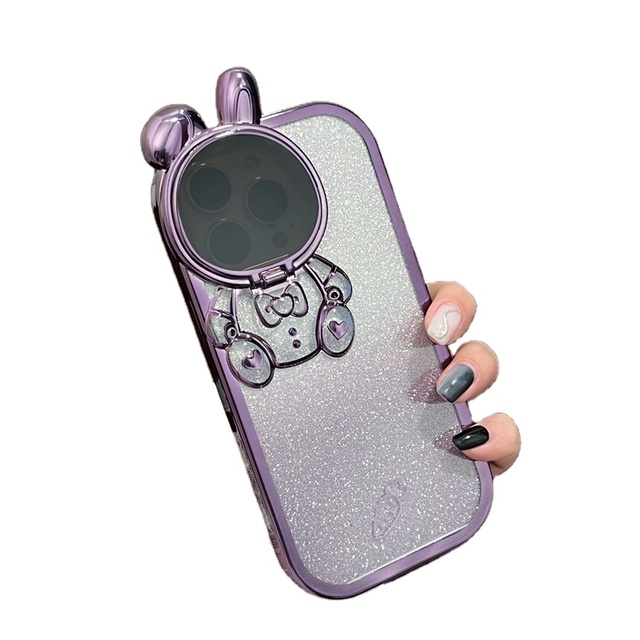 Cute Rabbit Plating Phone case
