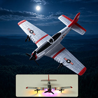 Vente en gros d'avions RC P-51 Mustang 2CH en mousse EPP, portée 150m, 2 batteries, vente en gros