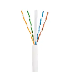 מחיר בתפזורת 500ft 1000ft 305m 300 מטר 4p 4 זוגות cat 5e cat5 ftp utp u/utp cat5e LAN כבל רשת