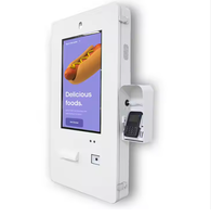 Kiosque de paiement automatique multi-touch HUWAPO de 21,5 pouces pour affichage numérique en intérieur, avec SDK, montage mural, commande en libre-service