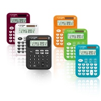 Promo CTFREE Kalkulator Mini 12 Digit Saku dengan Cetak Logo Kustom, Fungsi Keuangan Kantor, Kalender, dan Baterai