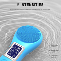 Brosse de massage électrique galvanique en silicone pour le visage, nettoyage en profondeur, lifting cutané, blanchiment et nettoyage du nez