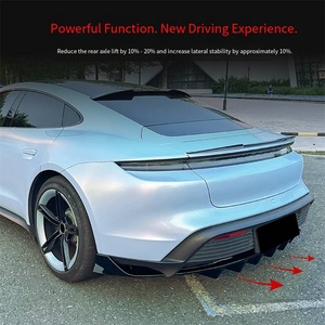 Alerón Trasero Estilo Cuchilla Veidt Compatible con Porsche Taycan 2019+, Difusor, Cubierta de Esquina, Piezas de Modificación Transfronterizas - Product Image 3