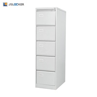 Armoire de rangement en métal d'usine Documents de bureau Armoire à 5 tiroirs en acier avec serrure