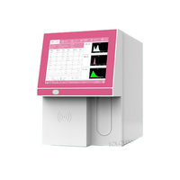 Dispositivo de Hematología inteligente para gatos, perros, cerdos, modo WBC, 10,4 pulgadas, totalmente automático, Analizador de Hematología de 3 partes para veterinaria