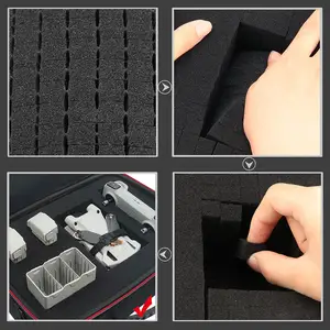 Hard Shell Shockproof EVA Foam Sponge Zipper Tool Storage Case With Customized Foam