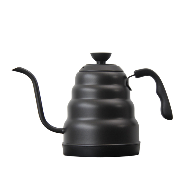 MOJAE Hot Selling Gooseneck Black Temperature Control Drip Coffee Stainless Steel Electric Kettle