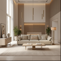 Günstiges Hellgraues Kunstleder-Ecksofa-Set Modernes Design Umweltfreundlich Langlebiger Schwamm für Wohnzimmer Schule Werkstatt
