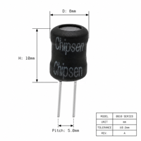 Inducteur de puissance à noyau de tambour à fils radiaux série PK pour onduleurs industriels, système photovoltaïque, filtre EMI, inducteur de puissance