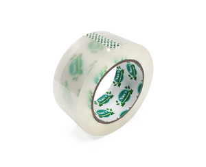 <span class=keywords><strong>Cinta</strong></span> adhesiva de acrílico BOPP, <span class=keywords><strong>transparente</strong></span>, <span class=keywords><strong>blanca</strong></span>, 45mm, 110 yardas, para sellado de cartón - Product Image 1