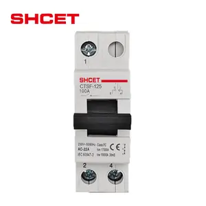 Interruptor de comutação automático modular manual elétrico mcb 63a 100a 250a 400a 500amp 800a 1600a preço de SHCET