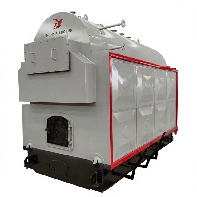 Zhongfei Best-Selling 0.5-4t/h Low Pressure Natural Circulation Industrial Biomass Steam Boiler Energy Saving Easy Operation