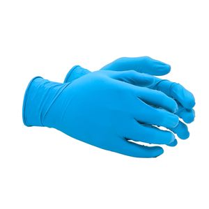 Gants en nitrile, vente directe d'usine, haute qualité, sans poudre, bleu pur, gants PIP antidérapants, travail, CN - Product Image 3
