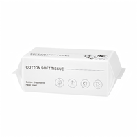 Yippeeyo Rouleau de serviettes jetables en coton perlé, anti-allergie, échantillon gratuit, personnalisable, blanc, non-tissé, écologique, pour adultes