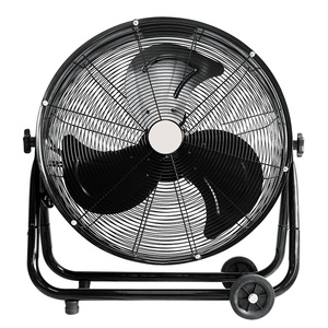Ventilador industrial de 180W, 3 velocidades, 64x75x41 cm, color negro, orientación ajustable, ideal para ventilación en espacios. - Product Image 1