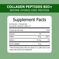 Collagène Bovin Bio en Poudre Marque Blanche – Supplément de Sodium pour la Santé et la Beauté des Adultes, Soutient la Santé des Os et des Articulations