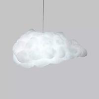 TSINYE Moderne Flottant Blanc Nuage Pendentif Suspension Nordique Coton Plafonnier Lustre pour Chambre Nuage Pendentif Lumière