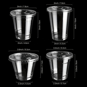 Gobelets en <span class=keywords><strong>plastique</strong></span> transparents jetables de 9 oz avec couvercles dôme, personnalisables avec logo, pour boissons pour animaux de compagnie, événements extérieurs, fêtes enfantines et événements ludiques - Product Image 2