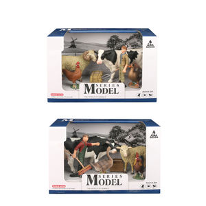 Solido Farm mucca animale gallina piuma d'oca modello di serie di giocattoli solido di plastica in PVC pecore figurine - Product Image 1