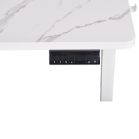 Cadre de bureau élévateur électrique motorisé de conception minimaliste Support en métal à hauteur réglable pour une utilisation au bureau Pieds de bureau debout ergonomiques