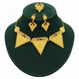 Gorgeous Necklace <b>Jewelry</b> Set 4 Piece Featuring Sautoir Collier And Plaque Necklace With Unique Design For Trendy Women - Product Image 4