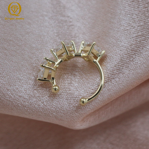 Pendientes de Diseño Único con Corte Princesa Cuadrado, Oro de 18K, Certificado IGI, Color D, Claridad VVS, Diamante Sintético, Personalizados para Regalo - Product Image 4