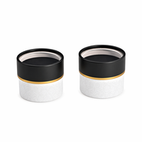 Boîte cadeau cylindrique personnalisée pour cosmétiques, parfums, bijoux et bougies avec impression de logo, estampage à chaud et finition laminée