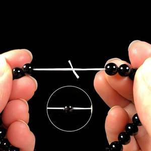 0.2Mm-0.8Mm Elastische String Kristal Stretch Kraal Armband Koord Voor Sieraden Maken 60M Helder Wit Gecoat Afwerking - Product Image 4