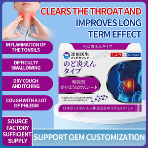 Plester Herbal penghilang tenggorokan, Koyo pereda sakit tenggorokan & pereda inflamasi - Product Image 2